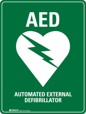 AED Sign 225 x 300