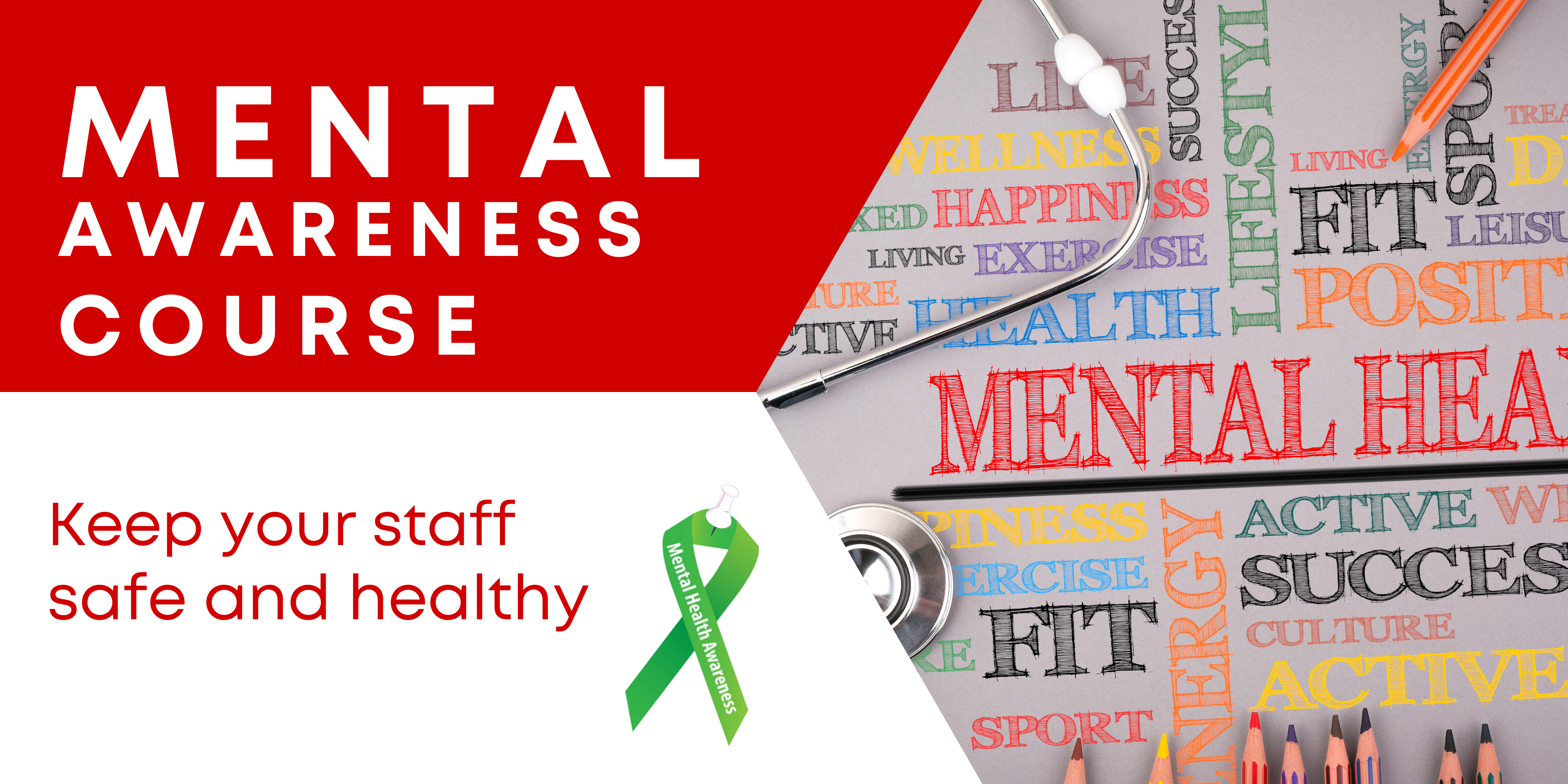 Mental Health Awareness Courses Banner through Accidental Health & Safety Melbourne